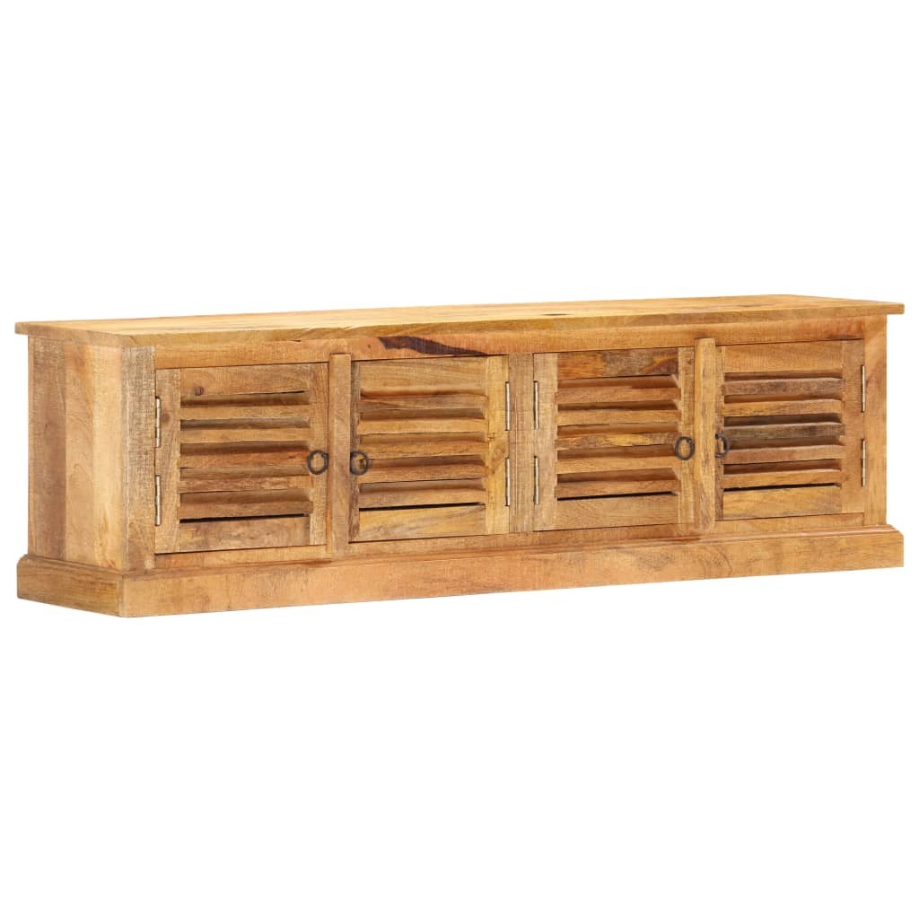 Storage Bench 128 cm Solid Mango Wood